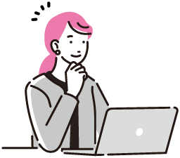 パソコンを使う女性